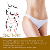 Gel nettoyant sculptant pour le corps au gingembre pour désobstruer les vaisseaux lymphatiques