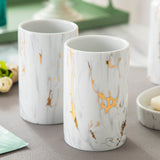 Salle de bain en marbre, kit de lavage de salle de bain en céramique