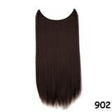 Natural color hair wig reality seamless hair extensions hair stealth seamless wig factory direct sales
