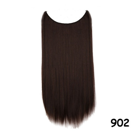 Natural color hair wig reality seamless hair extensions hair stealth seamless wig factory direct sales