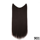 Natural color hair wig reality seamless hair extensions hair stealth seamless wig factory direct sales