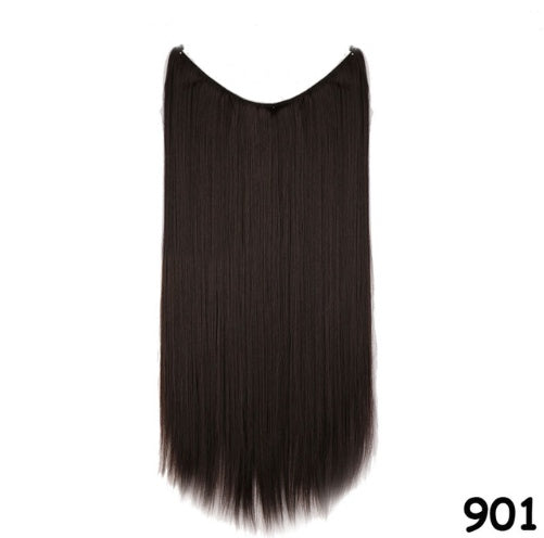 Natural color hair wig reality seamless hair extensions hair stealth seamless wig factory direct sales