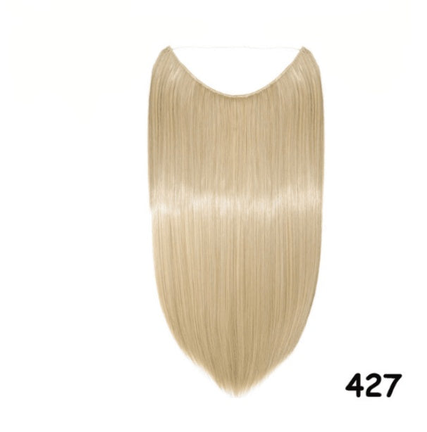 Natural color hair wig reality seamless hair extensions hair stealth seamless wig factory direct sales