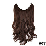 Natural color hair wig reality seamless hair extensions hair stealth seamless wig factory direct sales