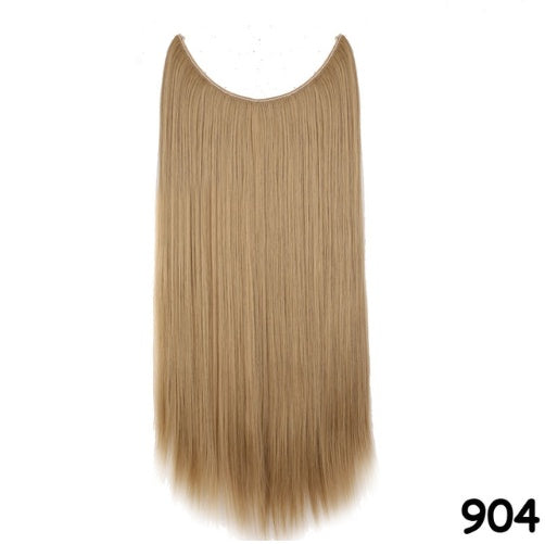 Natural color hair wig reality seamless hair extensions hair stealth seamless wig factory direct sales