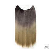 Natural color hair wig reality seamless hair extensions hair stealth seamless wig factory direct sales