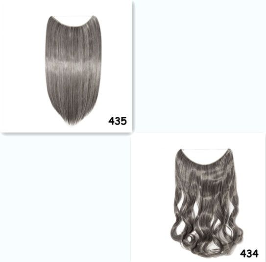 Natural color hair wig reality seamless hair extensions hair stealth seamless wig factory direct sales