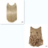 Natural color hair wig reality seamless hair extensions hair stealth seamless wig factory direct sales