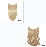 Natural color hair wig reality seamless hair extensions hair stealth seamless wig factory direct sales
