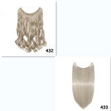 Natural color hair wig reality seamless hair extensions hair stealth seamless wig factory direct sales