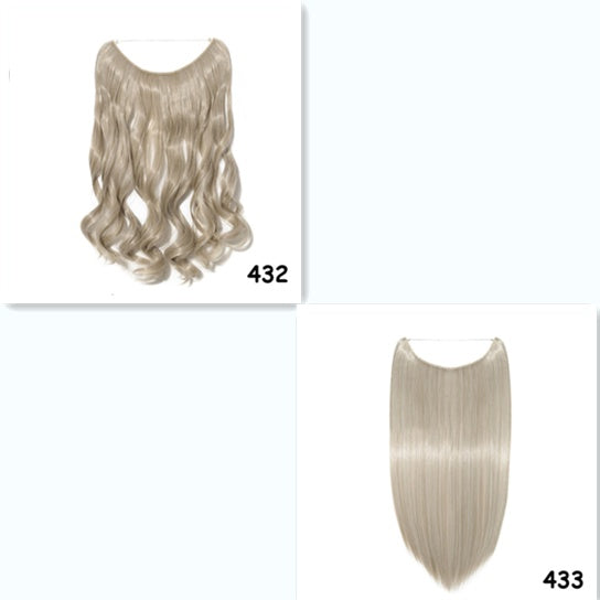 Natural color hair wig reality seamless hair extensions hair stealth seamless wig factory direct sales