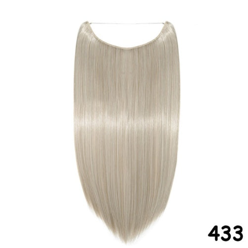 Natural color hair wig reality seamless hair extensions hair stealth seamless wig factory direct sales
