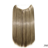 Natural color hair wig reality seamless hair extensions hair stealth seamless wig factory direct sales