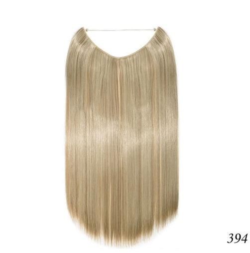 Natural color hair wig reality seamless hair extensions hair stealth seamless wig factory direct sales
