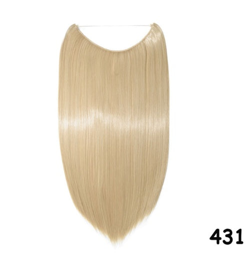 Natural color hair wig reality seamless hair extensions hair stealth seamless wig factory direct sales