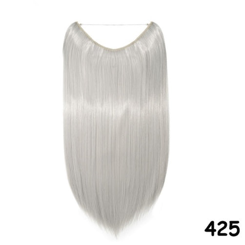 Natural color hair wig reality seamless hair extensions hair stealth seamless wig factory direct sales