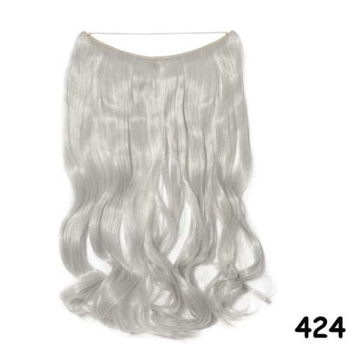 Natural color hair wig reality seamless hair extensions hair stealth seamless wig factory direct sales