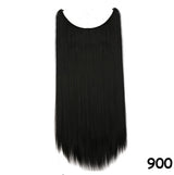 Natural color hair wig reality seamless hair extensions hair stealth seamless wig factory direct sales
