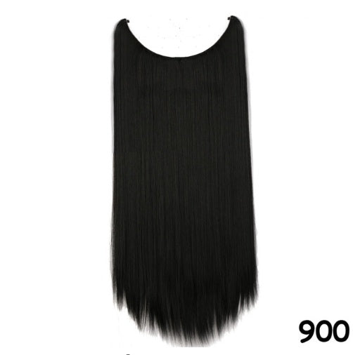 Natural color hair wig reality seamless hair extensions hair stealth seamless wig factory direct sales