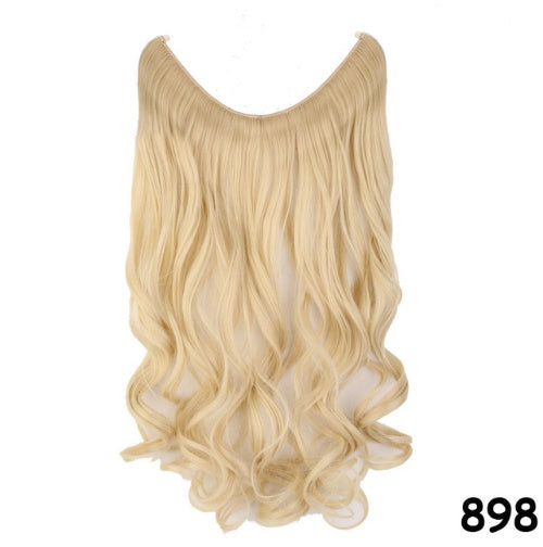 Natural color hair wig reality seamless hair extensions hair stealth seamless wig factory direct sales