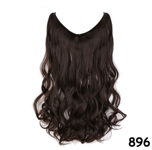 Natural color hair wig reality seamless hair extensions hair stealth seamless wig factory direct sales