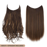 Natural color hair wig reality seamless hair extensions hair stealth seamless wig factory direct sales